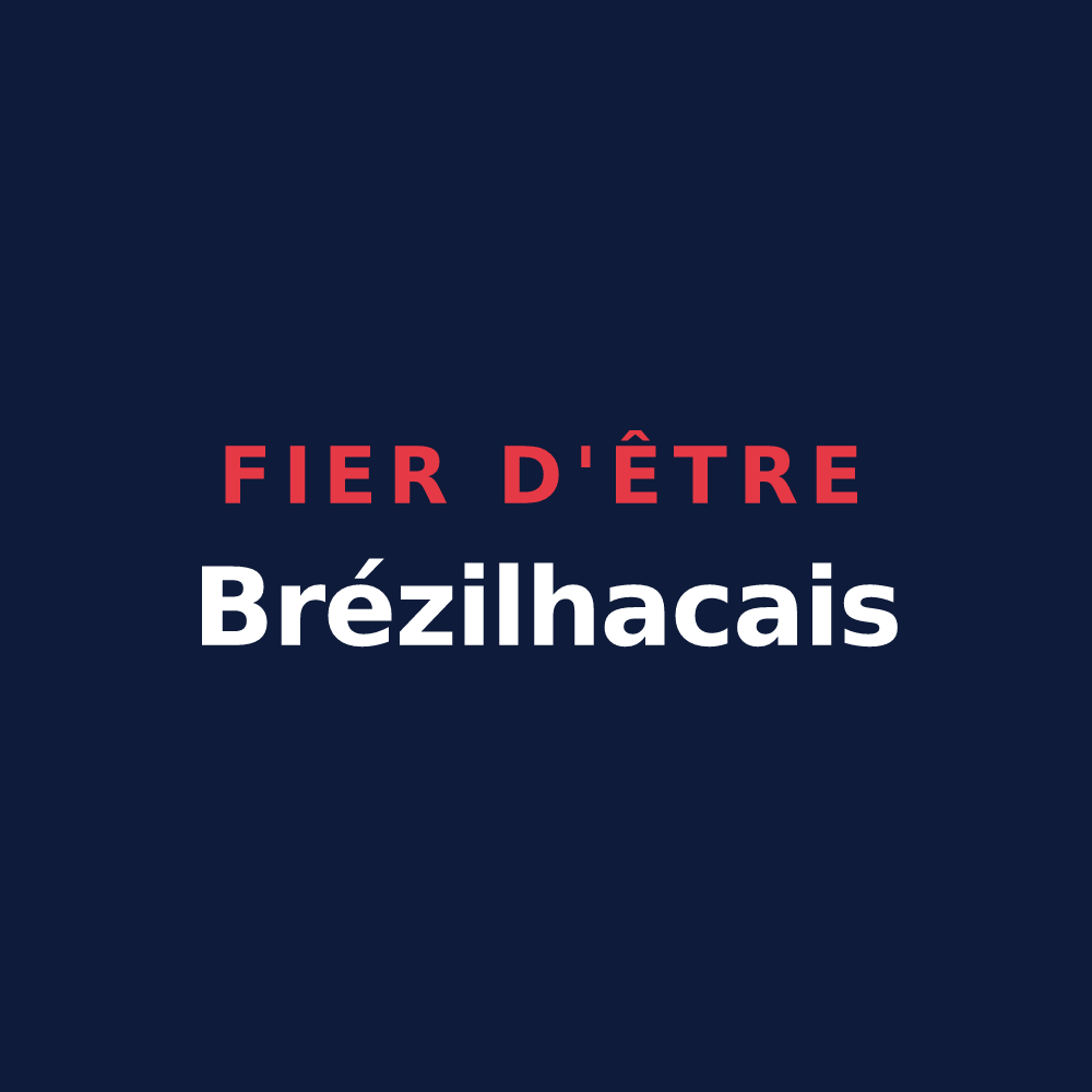 T-shirt « Fier d'être Brézilhacais » — design pour Brézilhac