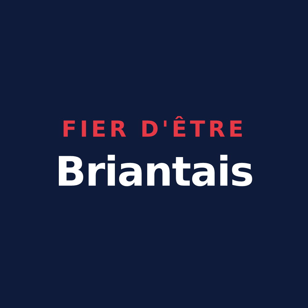 T-shirt « Fier d'être Briantais » — design pour Briantes