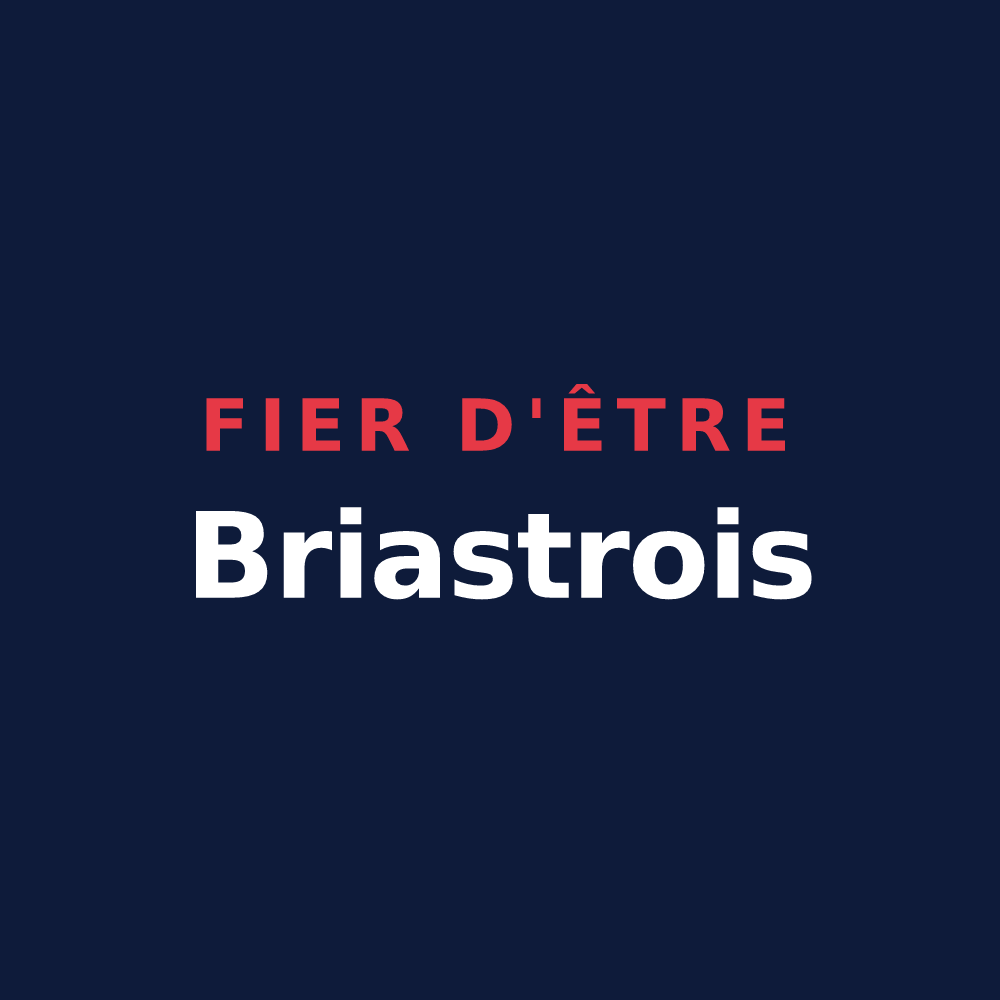 T-shirt « Fier d'être Briastrois » — design pour Briastre