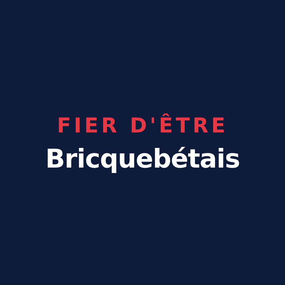 T-shirt « Fier d'être Bricquebétais » — design pour Bricquebec-en-Cotentin