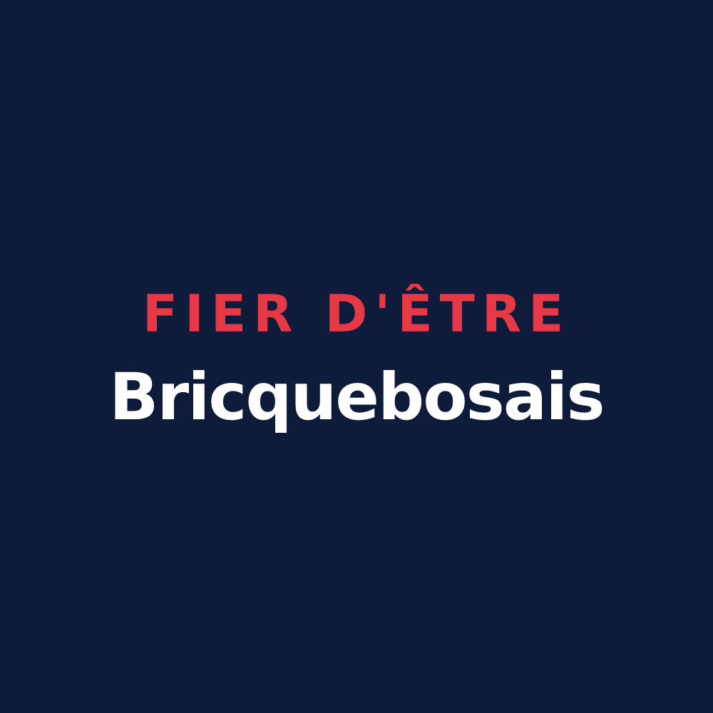 T-shirt « Fier d'être Bricquebosais » — design pour Bricquebosq