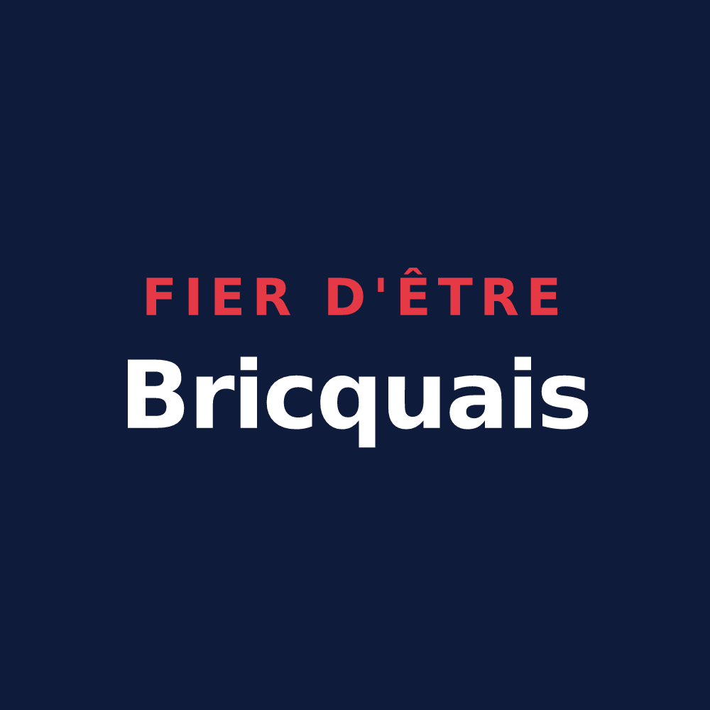 T-shirt « Fier d'être Bricquais » — design pour Bricqueville-sur-Mer