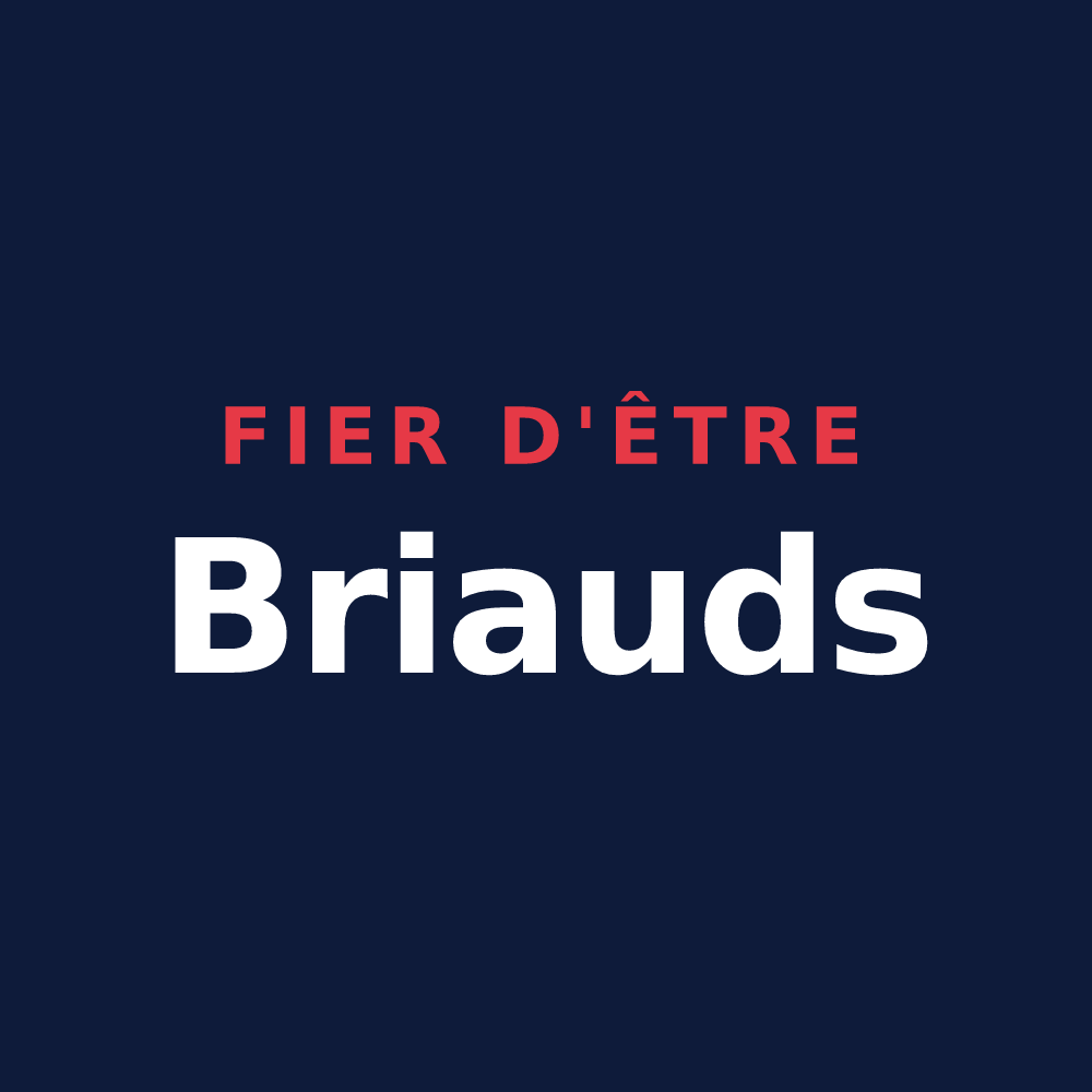 T-shirt « Fier d'être Briauds » — design pour Brie