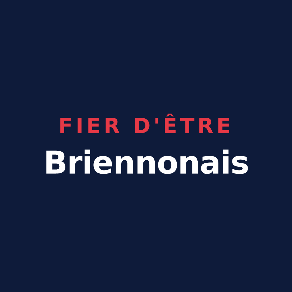 T-shirt « Fier d'être Briennonais » — design pour Briennon