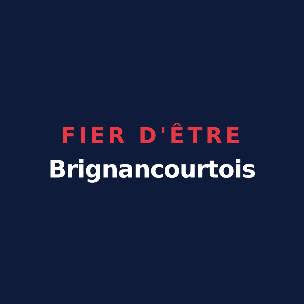 T-shirt « Fier d'être Brignancourtois » — design pour Brignancourt