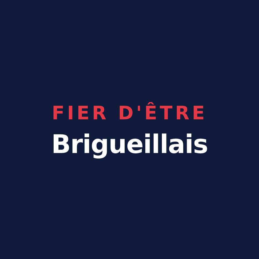 T-shirt « Fier d'être Brigueillais » — design pour Brigueil-le-Chantre
