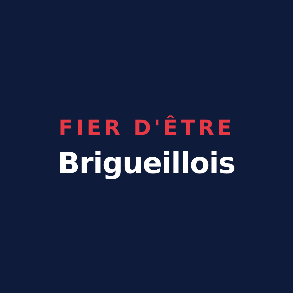 T-shirt « Fier d'être Brigueillois » — design pour Brigueuil