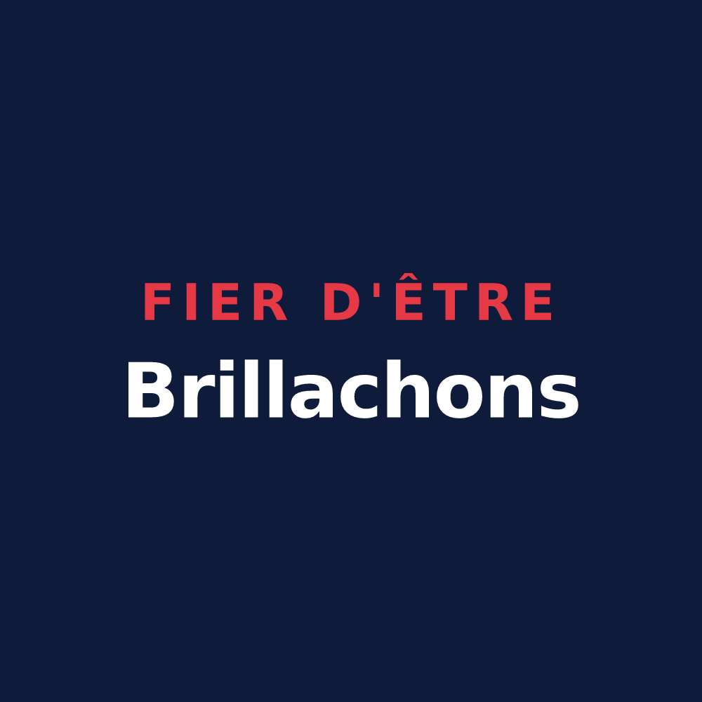 T-shirt « Fier d'être Brillachons » — design pour Brillac