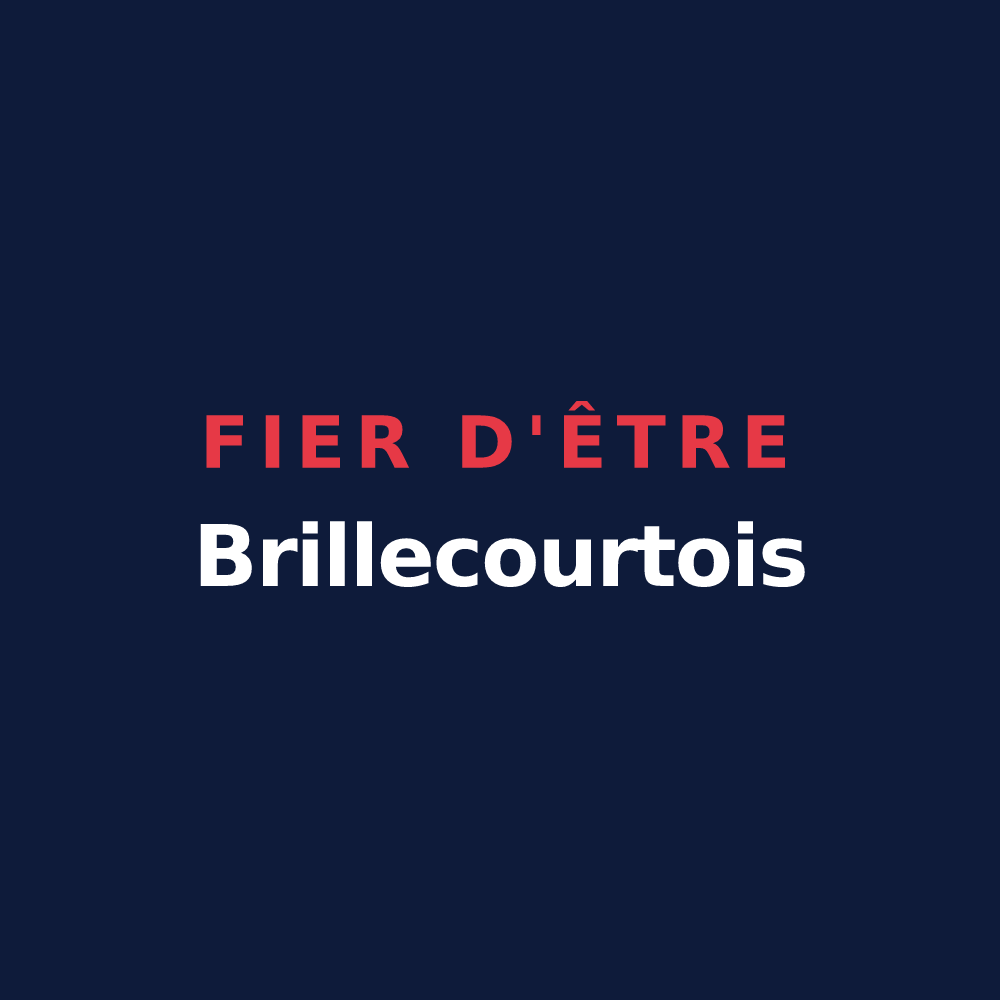 T-shirt « Fier d'être Brillecourtois » — design pour Brillecourt
