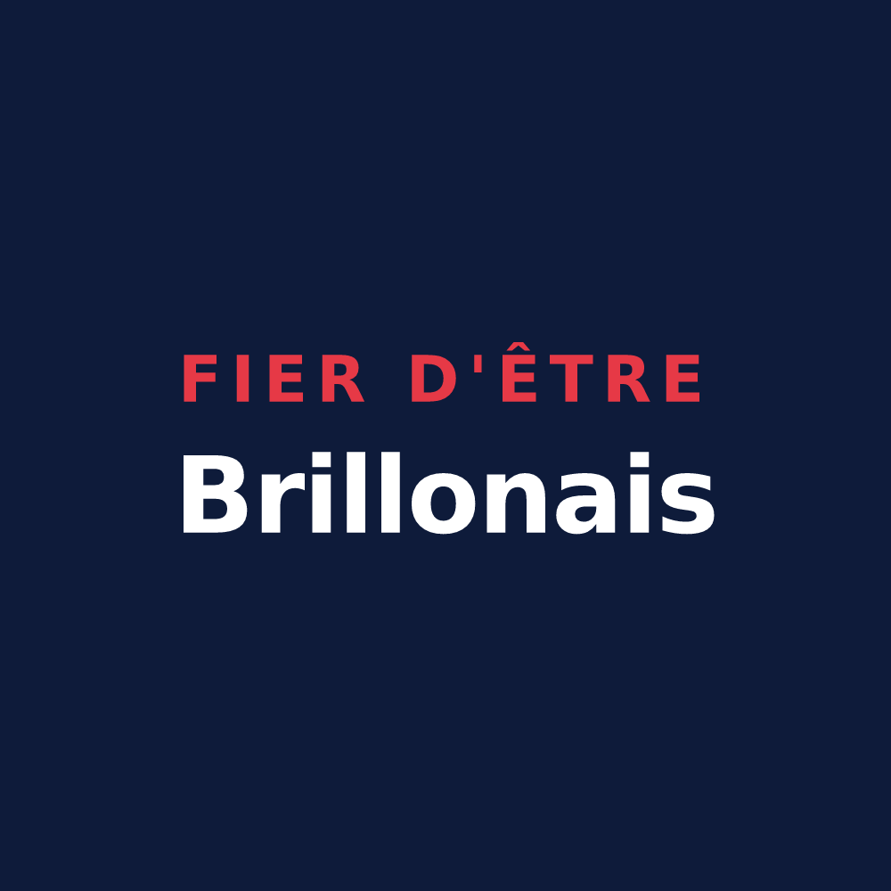 T-shirt « Fier d'être Brillonais » — design pour Brillon-en-Barrois