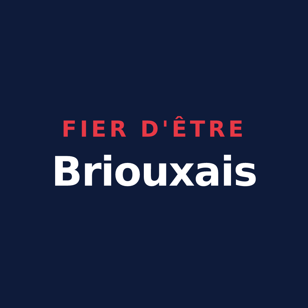 T-shirt « Fier d'être Briouxais » — design pour Brioux-sur-Boutonne