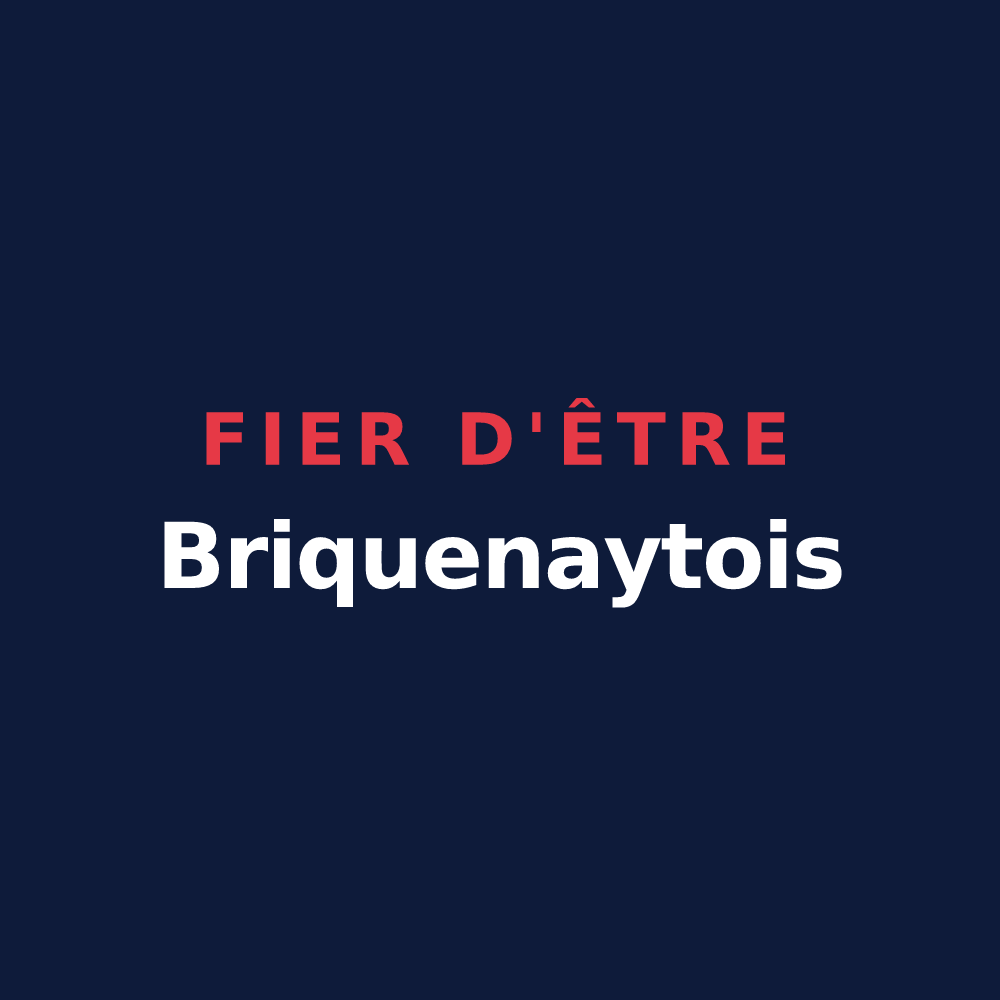 T-shirt « Fier d'être Briquenaytois » — design pour Briquenay