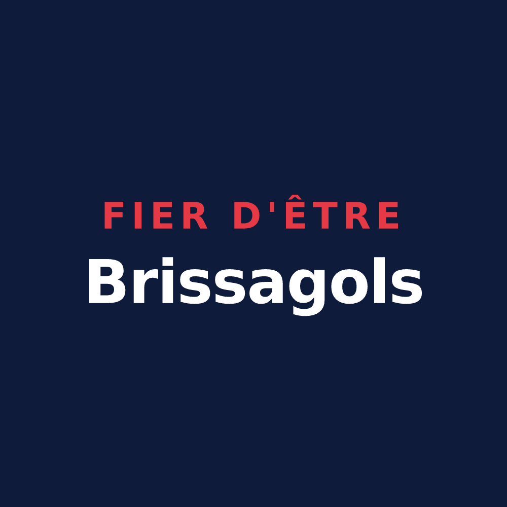 T-shirt « Fier d'être Brissagols » — design pour Brissac