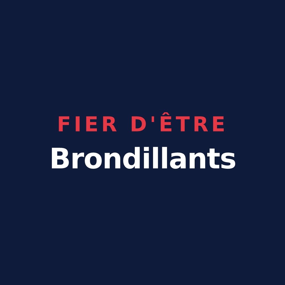 T-shirt « Fier d'être Brondillants » — design pour Bron