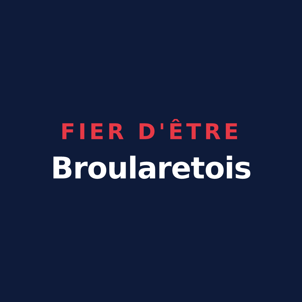 T-shirt « Fier d'être Broularetois » — design pour Brousses-et-Villaret