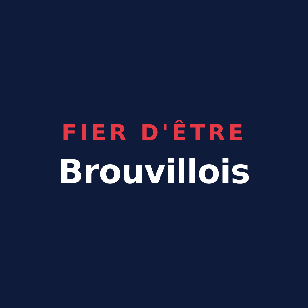 T-shirt « Fier d'être Brouvillois » — design pour Brouville
