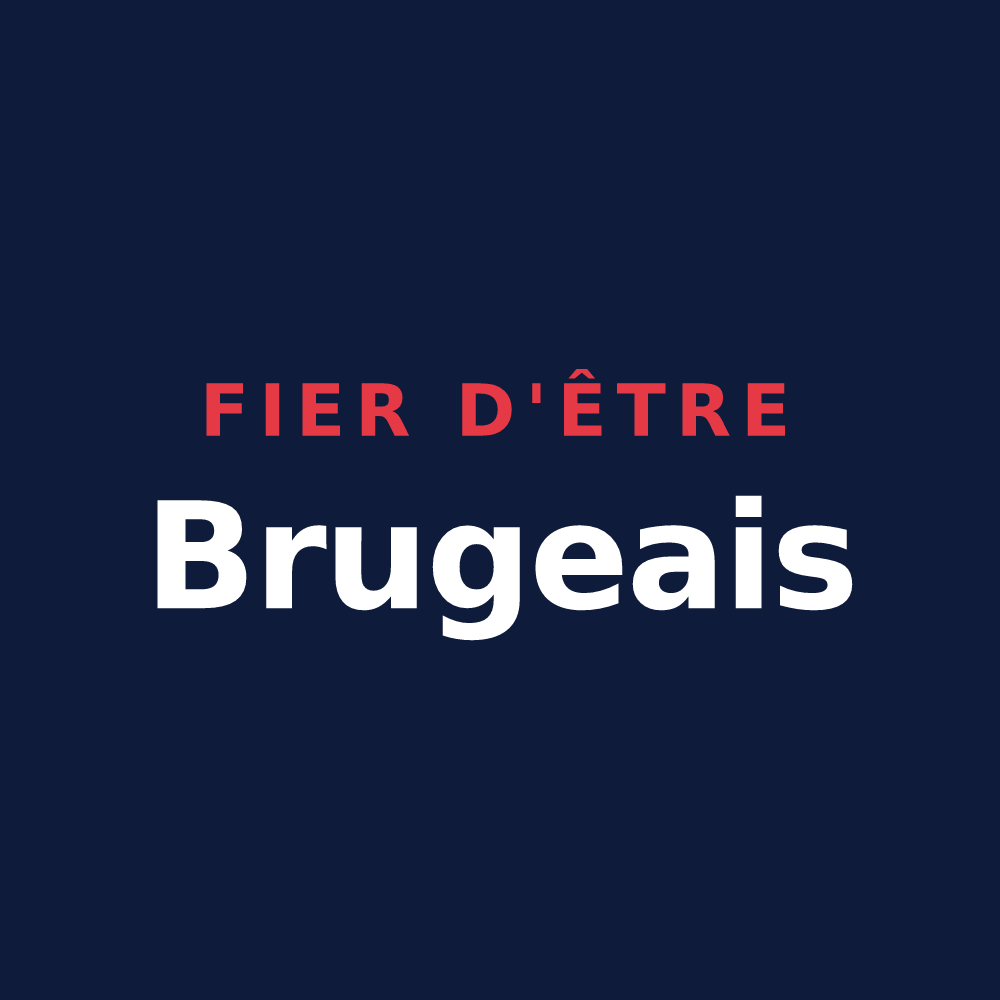 T-shirt « Fier d'être Brugeais » — design pour Bruges
