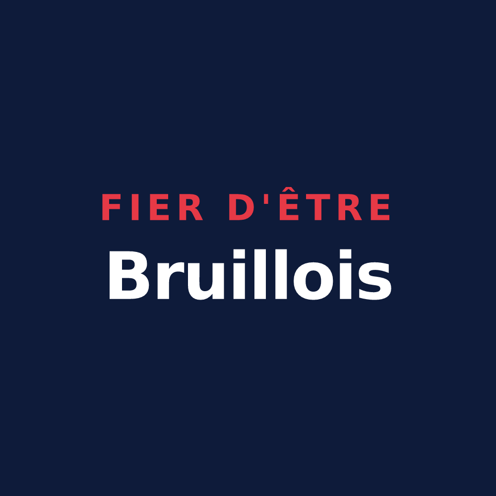 T-shirt « Fier d'être Bruillois » — design pour Bruille-Saint-Amand