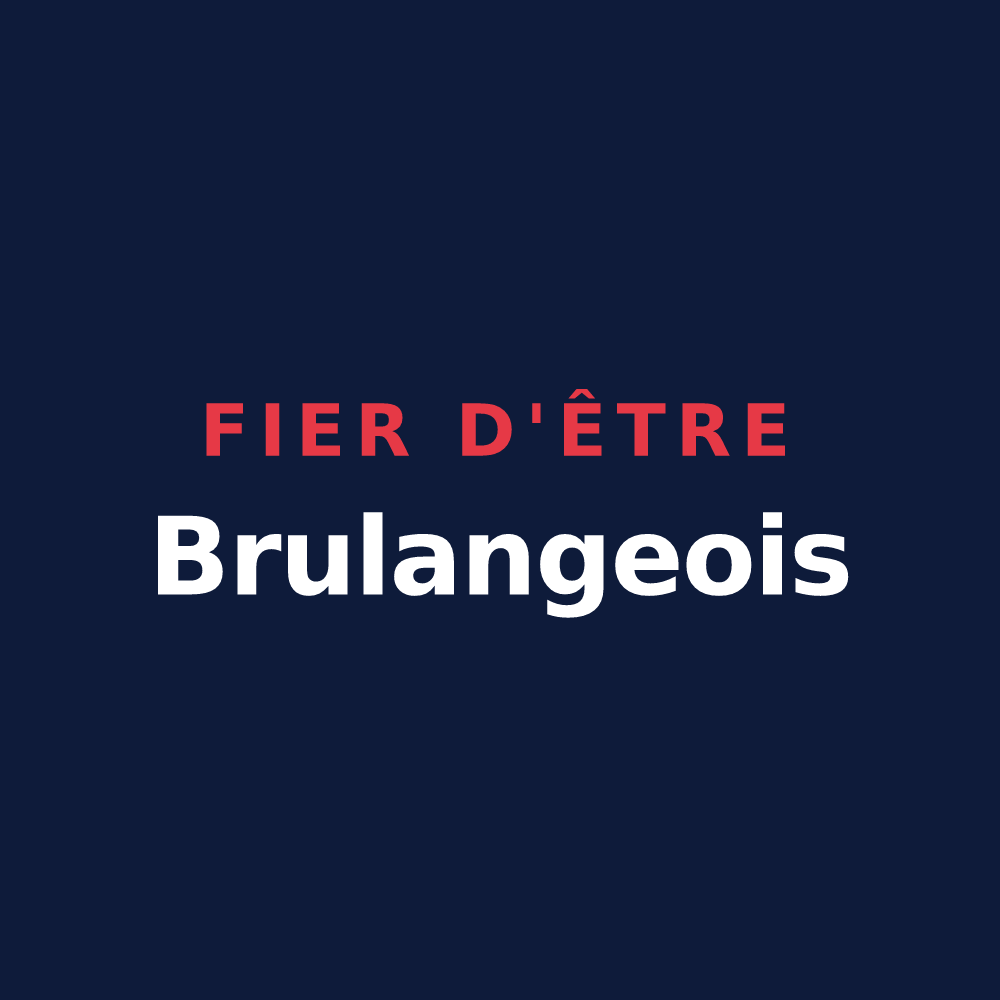 T-shirt « Fier d'être Brulangeois » — design pour Brulange