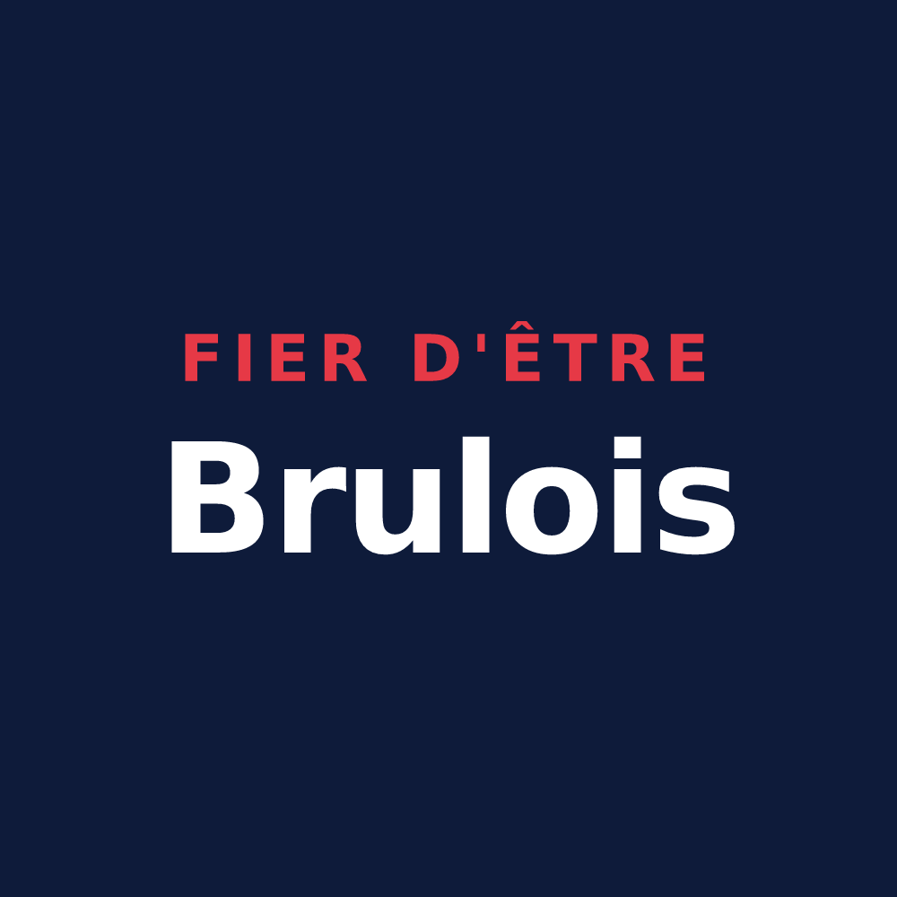 T-shirt « Fier d'être Brulois » — design pour Bruley