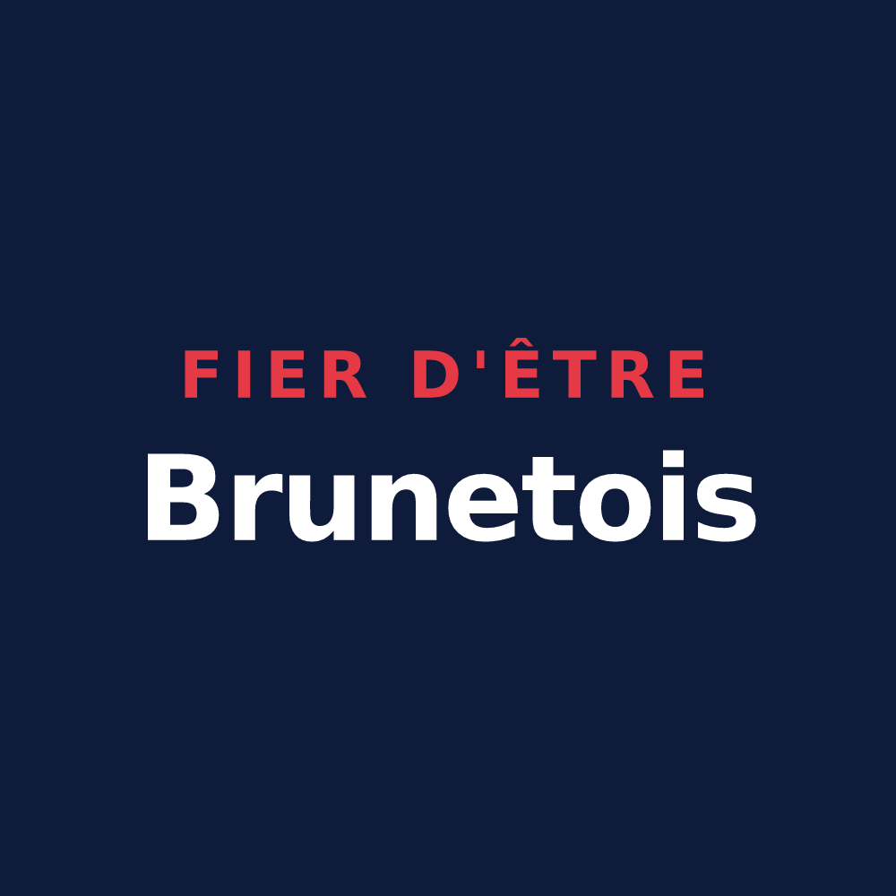 T-shirt « Fier d'être Brunetois » — design pour Brunet