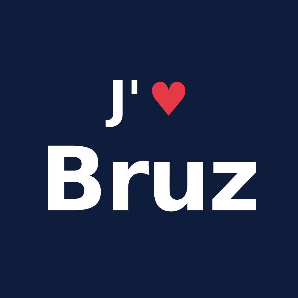 T-shirt personnalisé Bruz — design « J'aime Bruz » imprimé sur le t-shirt
