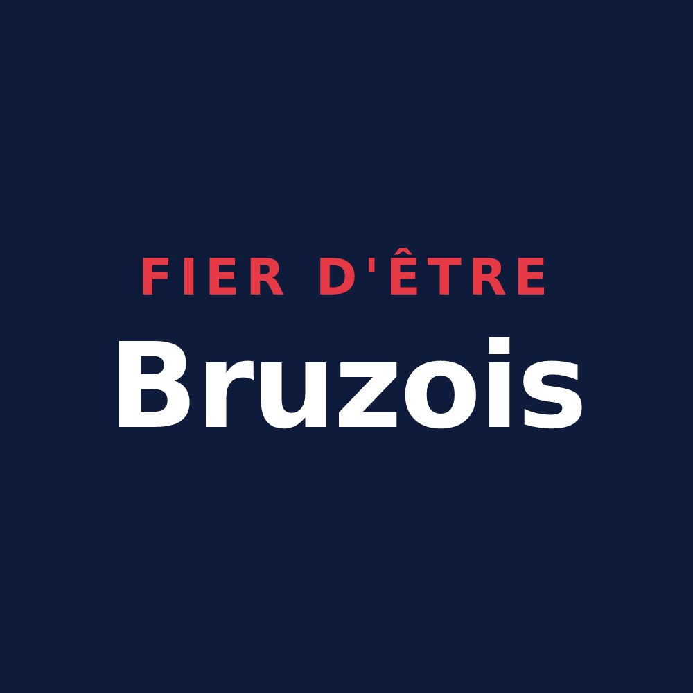 T-shirt « Fier d'être Bruzois » — design pour Bruz