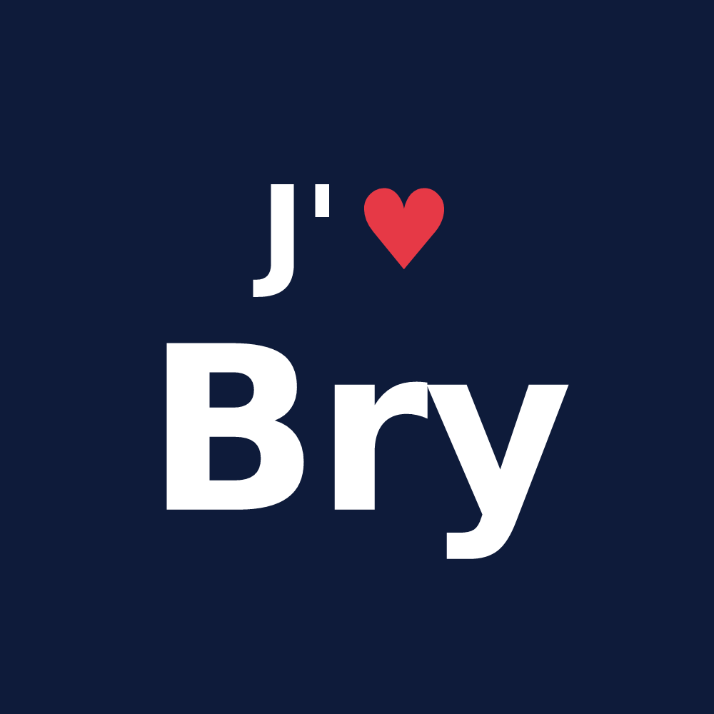 T-shirt personnalisé Bry — design J'aime Bry