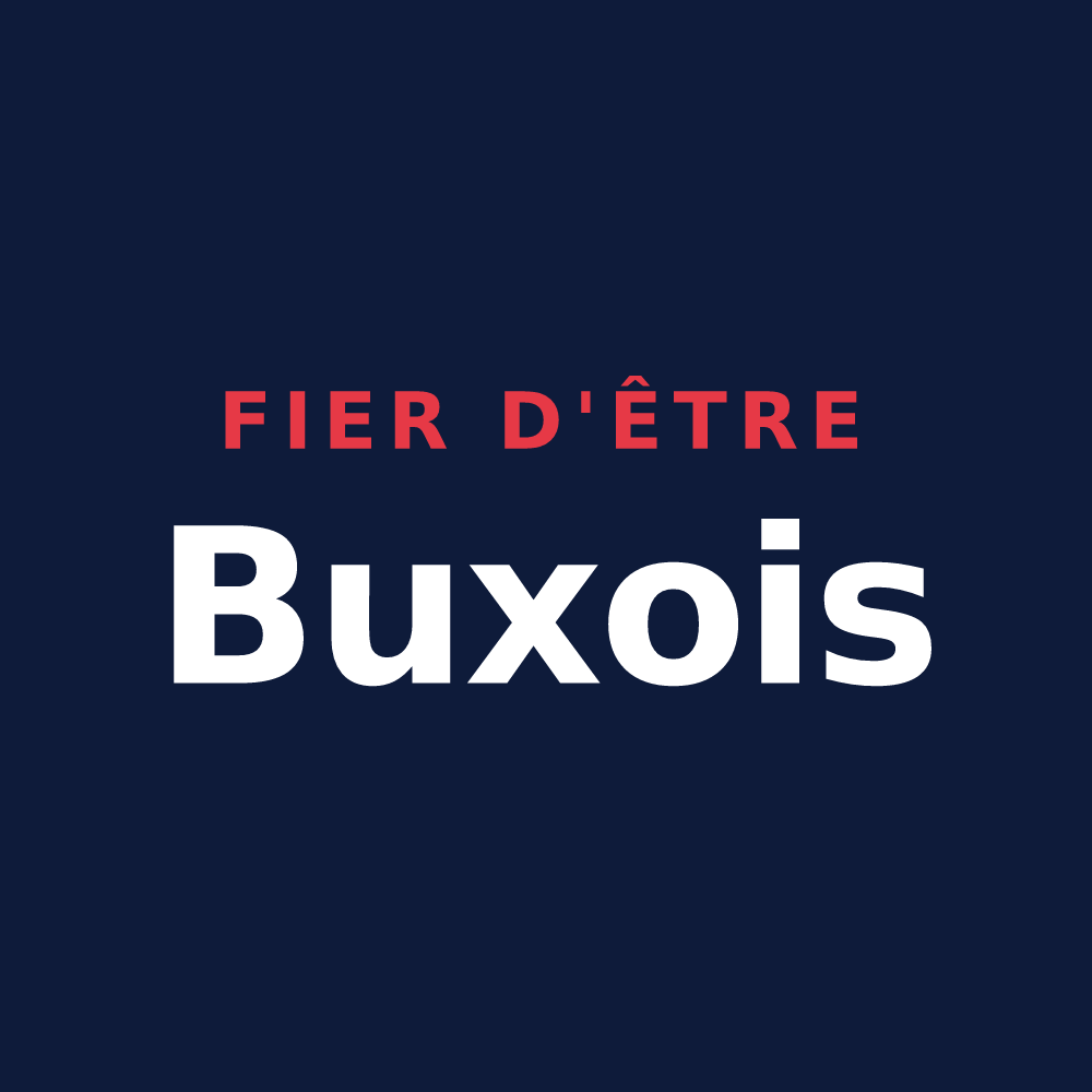 T-shirt « Fier d'être Buxois » — design pour Bû