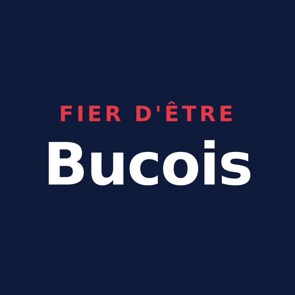 T-shirt « Fier d'être Bucois » — design pour Buc
