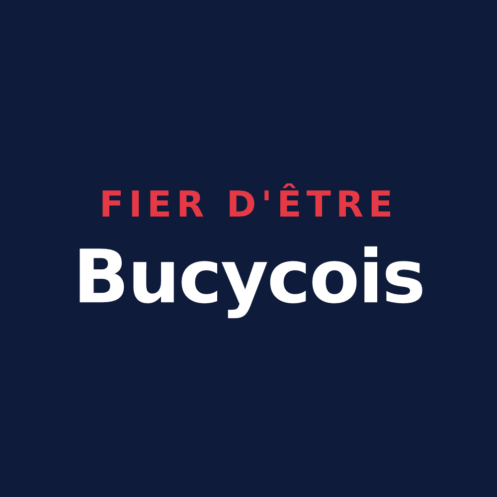 T-shirt « Fier d'être Bucycois » — design pour Bucy-le-Long