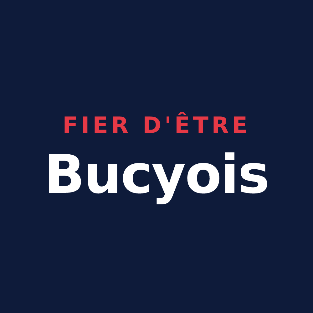 T-shirt « Fier d'être Bucyois » — design pour Bucy-lès-Cerny