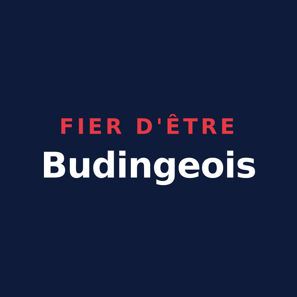 T-shirt « Fier d'être Budingeois » — design pour Buding