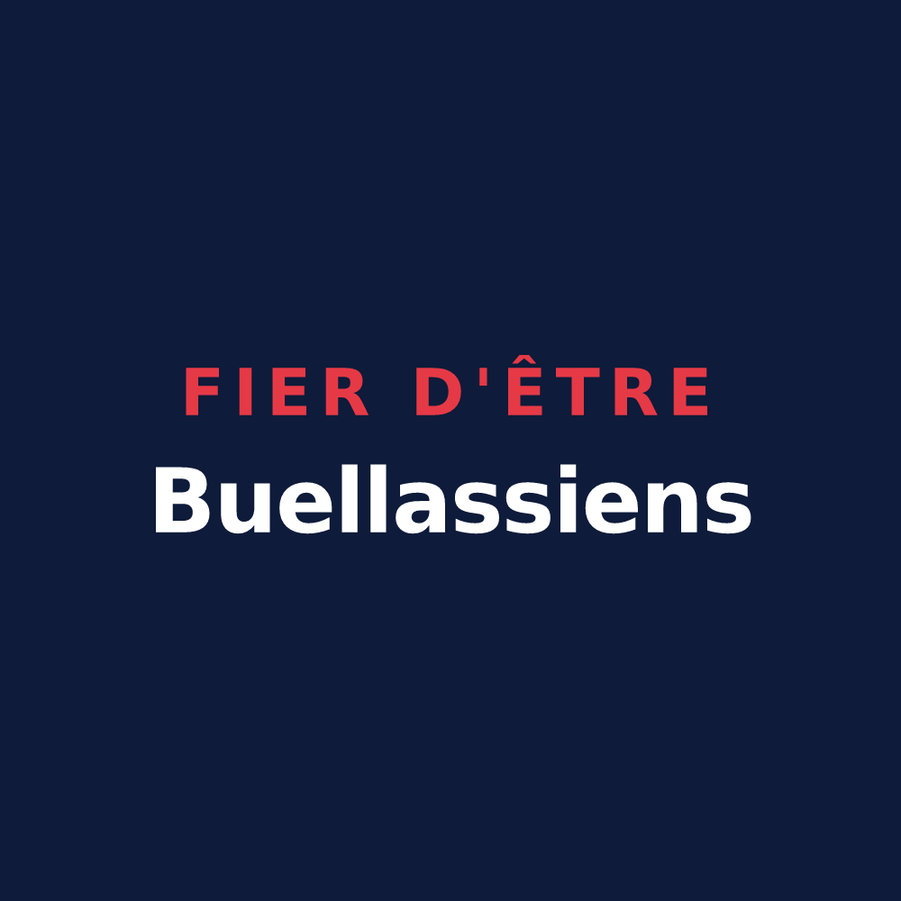 T-shirt « Fier d'être Buellassiens » — design pour Buellas
