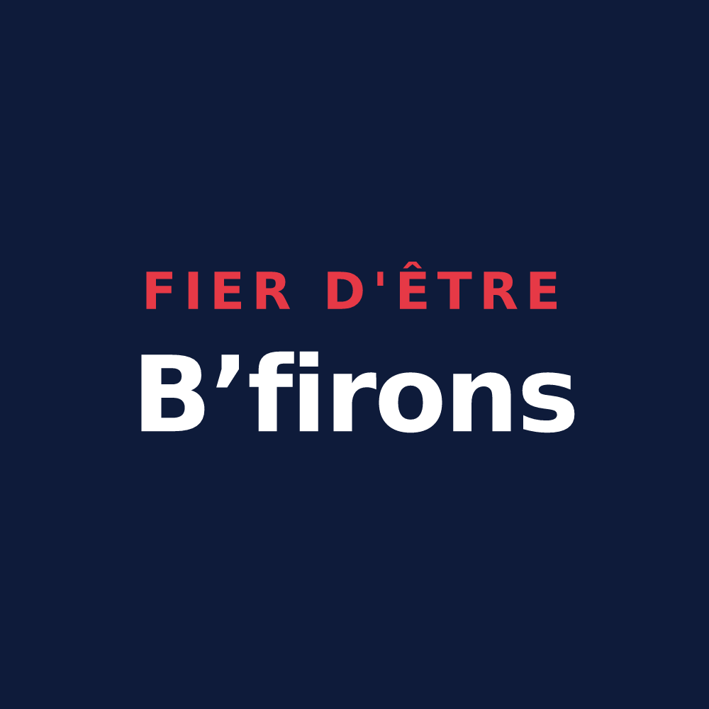T-shirt « Fier d'être B’firons » — design pour Buffières