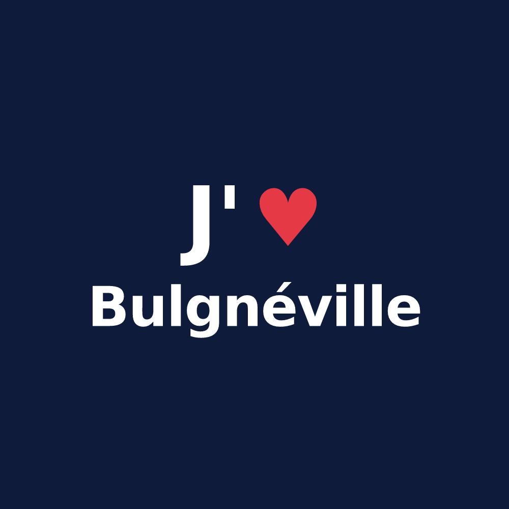 T-shirt personnalisé Bulgnéville — design J'aime Bulgnéville