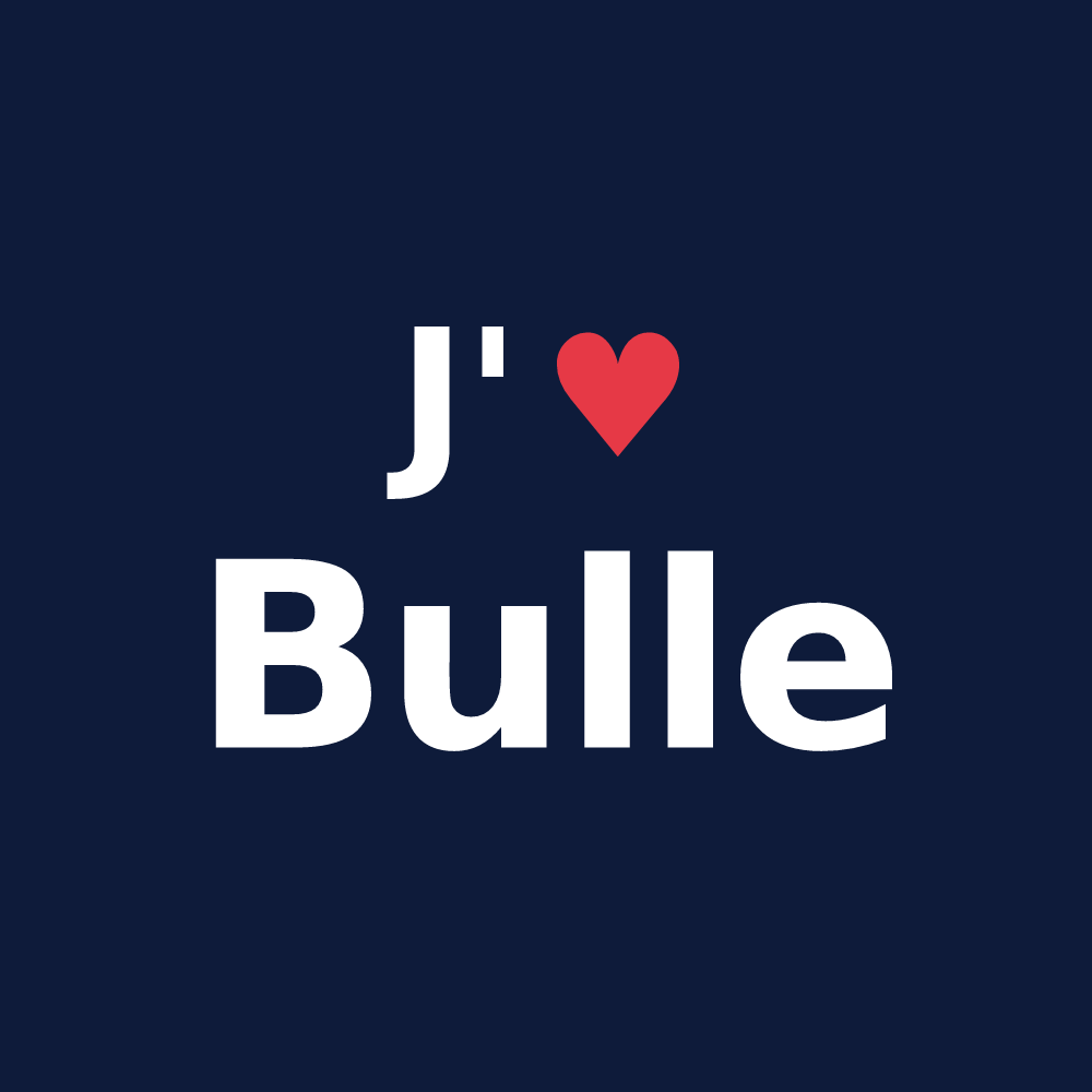 T-shirt personnalisé Bulle — design J'aime Bulle