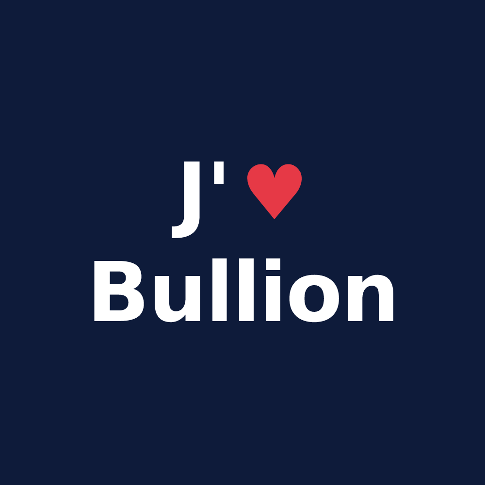 T-shirt personnalisé Bullion — design J'aime Bullion
