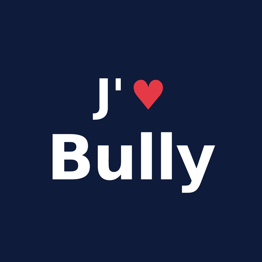 T-shirt personnalisé Bully — design J'aime Bully