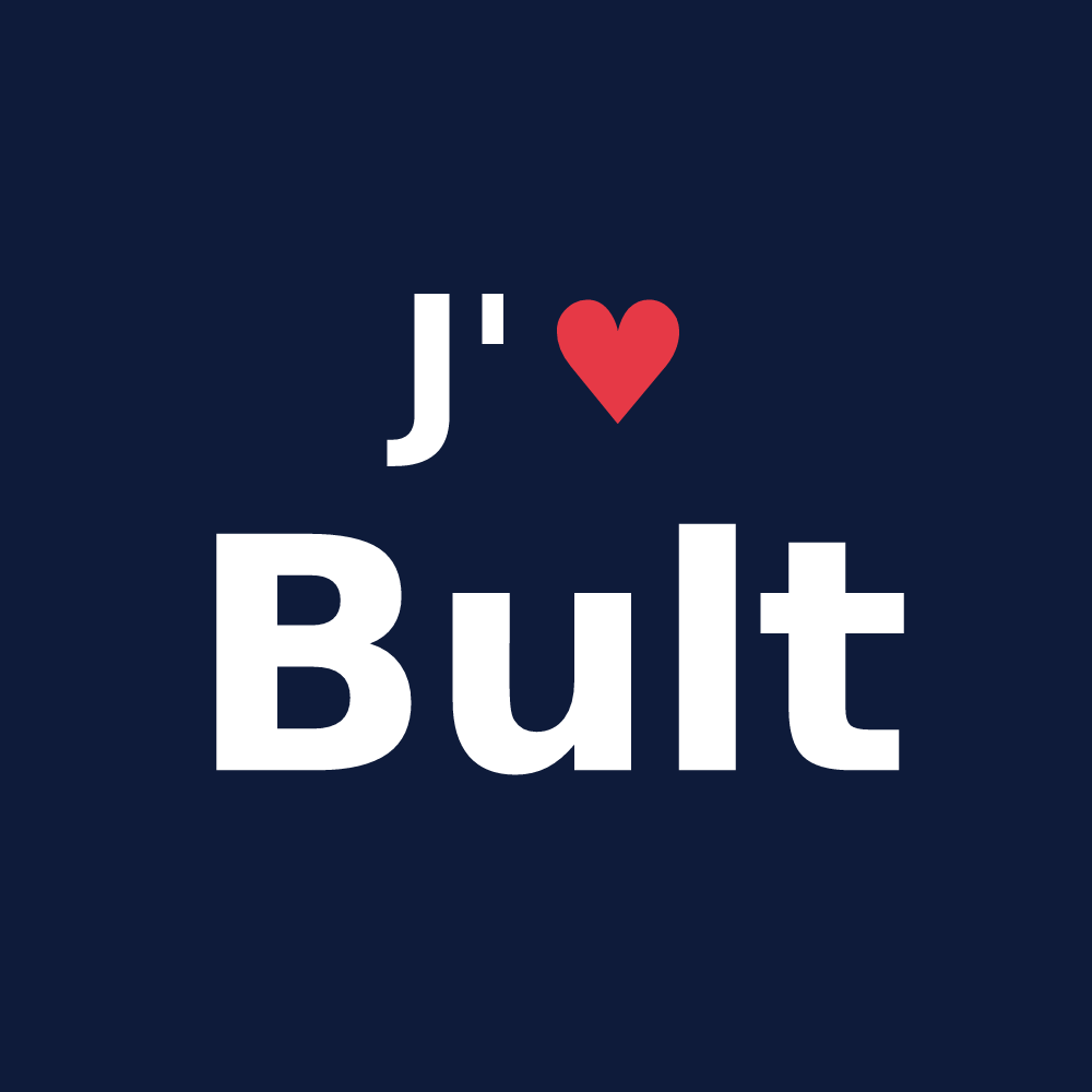 T-shirt personnalisé Bult — design J'aime Bult