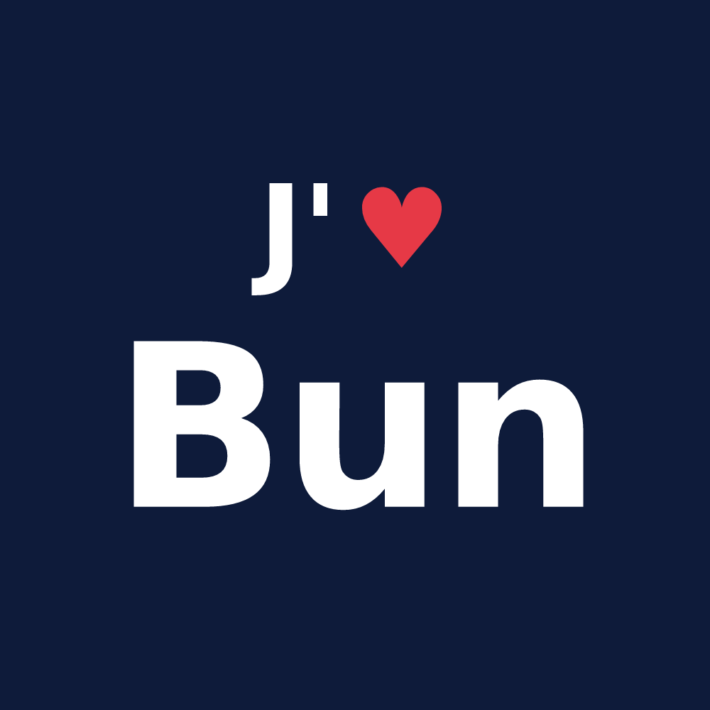 T-shirt personnalisé Bun — design J'aime Bun