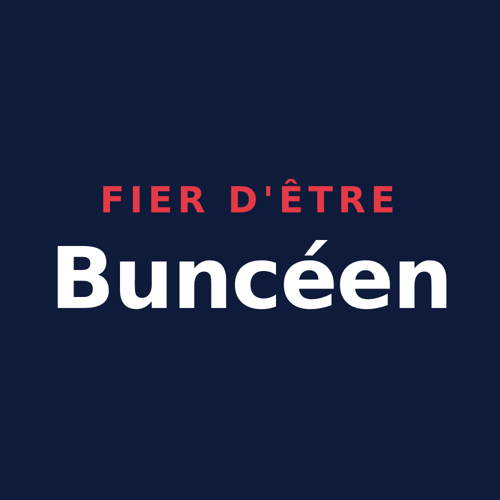 T-shirt « Fier d'être Buncéen » — design pour Buncey