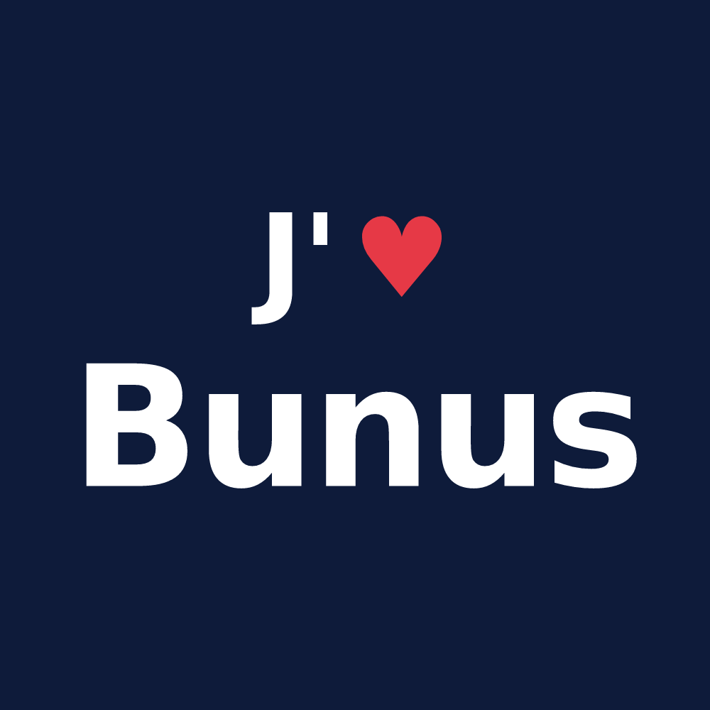 T-shirt personnalisé Bunus — design J'aime Bunus