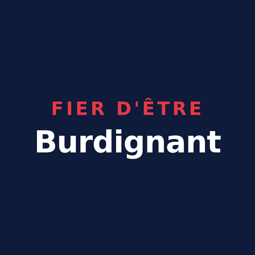 T-shirt « Fier d'être Burdignant » — design pour Burdignes