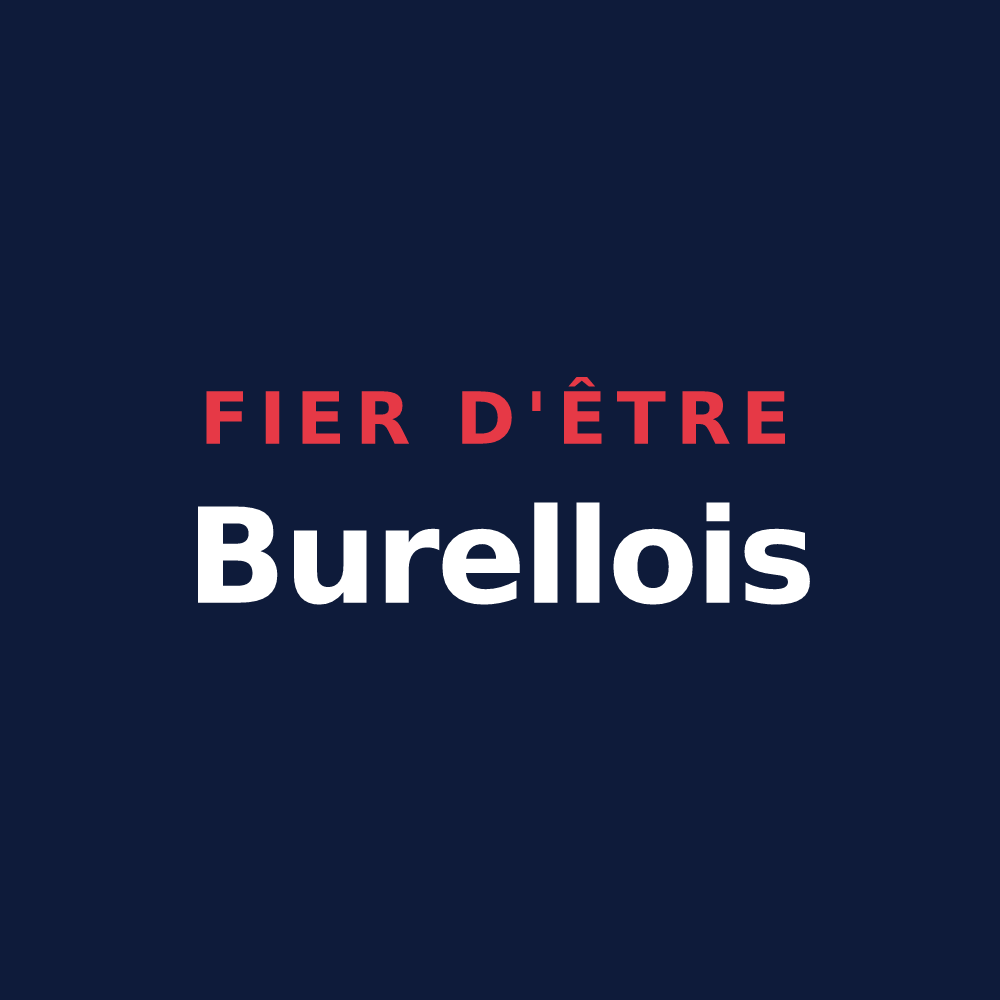 T-shirt « Fier d'être Burellois » — design pour Burelles