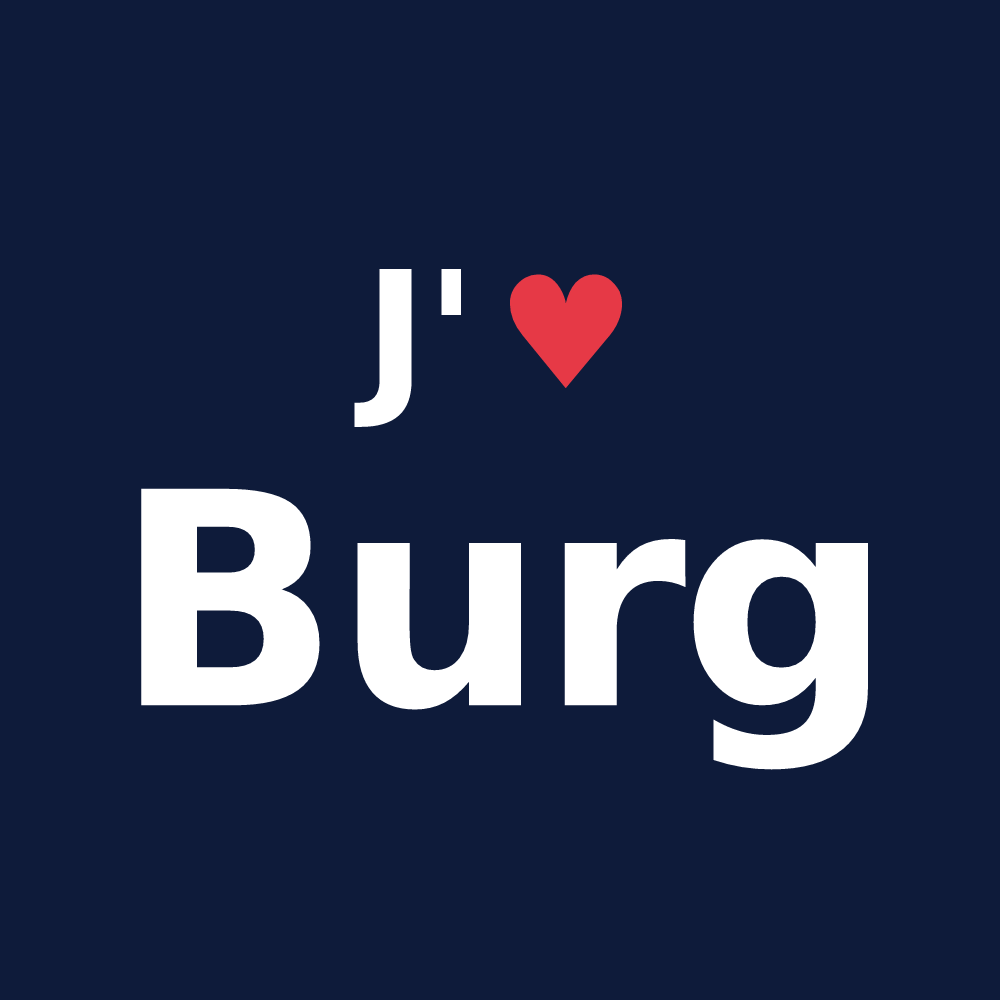 T-shirt personnalisé Burg — design J'aime Burg
