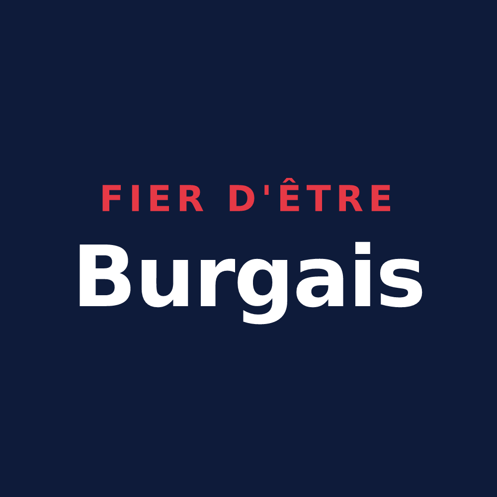 T-shirt « Fier d'être Burgais » — design pour Burg