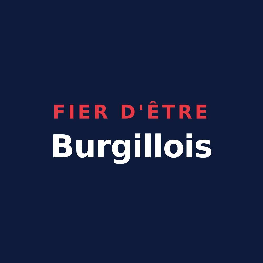 T-shirt « Fier d'être Burgillois » — design pour Burgille