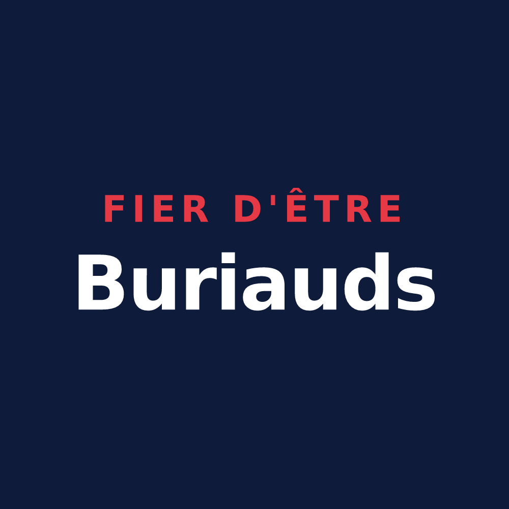 T-shirt « Fier d'être Buriauds » — design pour Burie