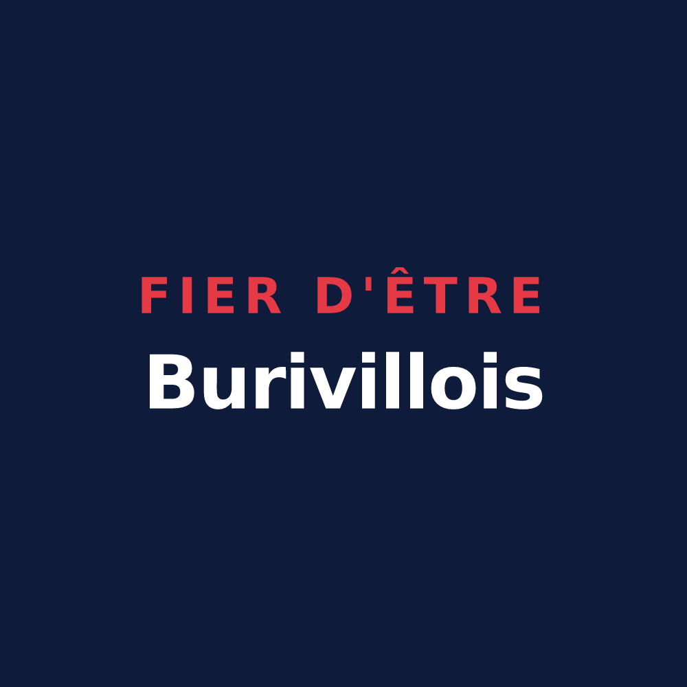 T-shirt « Fier d'être Burivillois » — design pour Buriville